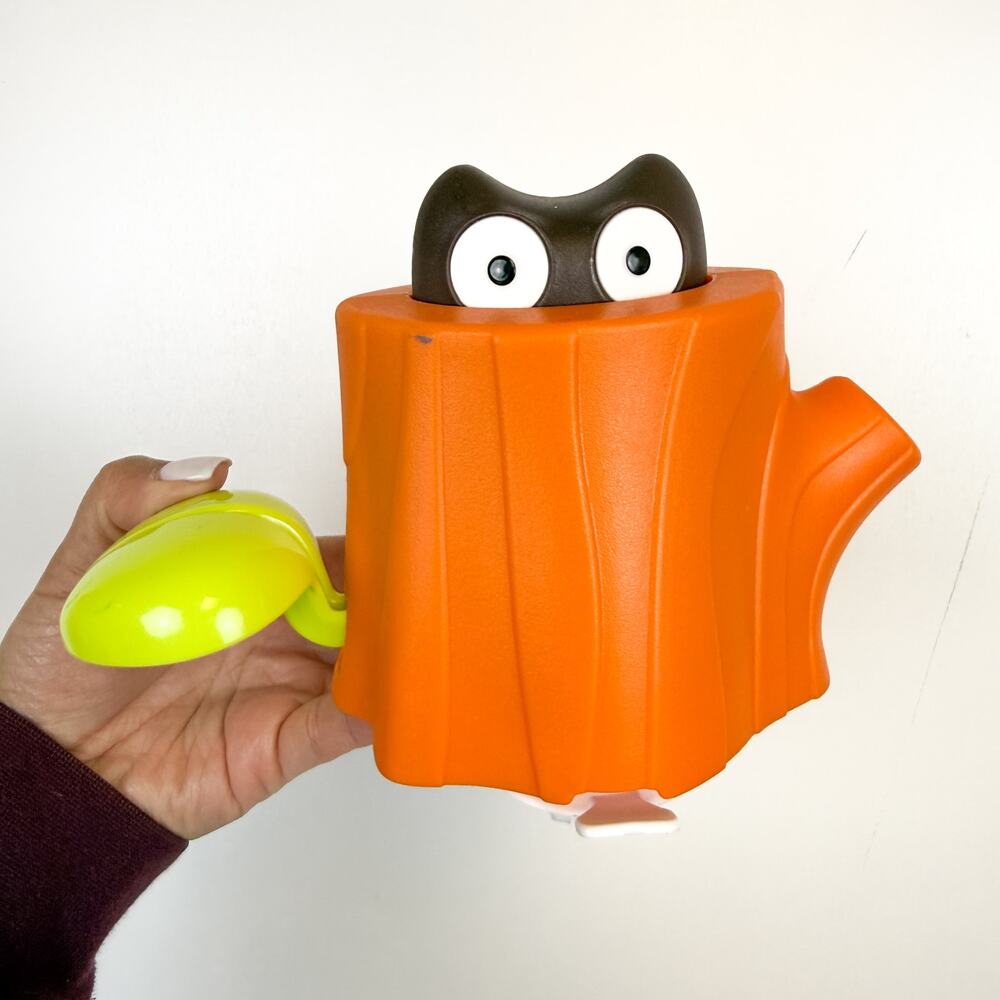 Skip Hop Orange Owl in Log Squeak Peek A Boo Replacement Toy